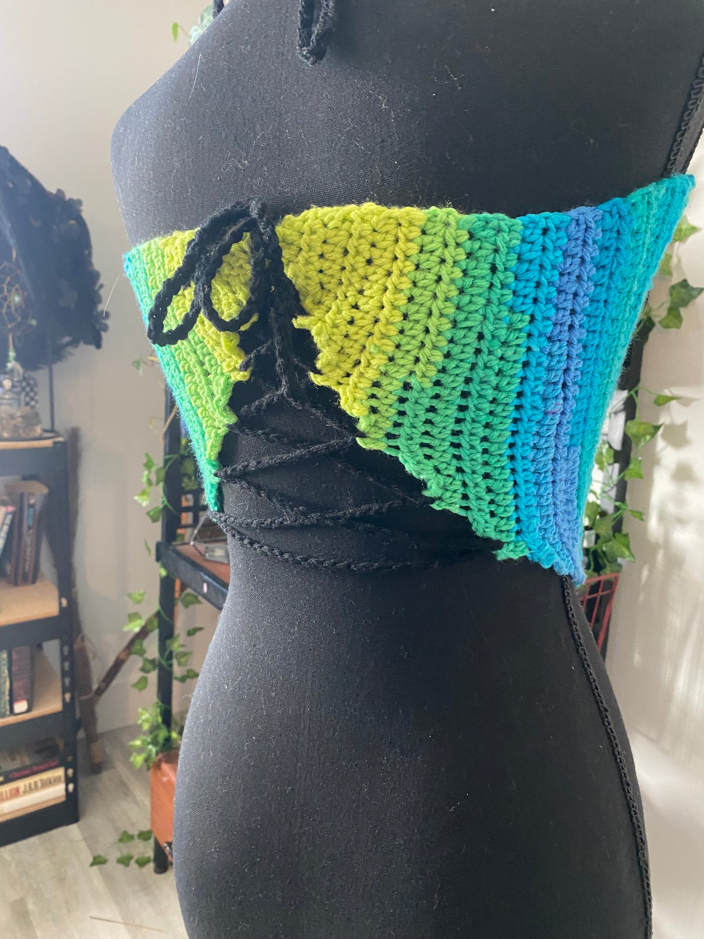 420 Crochet Halter Top - custom colors