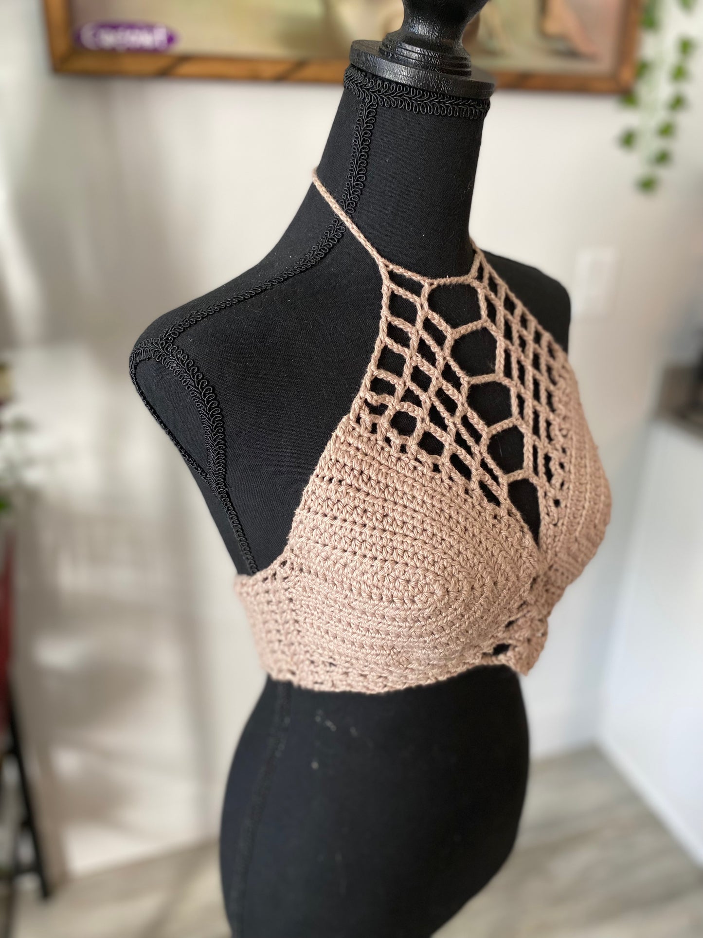Boho Goddess Crop top - Crochet