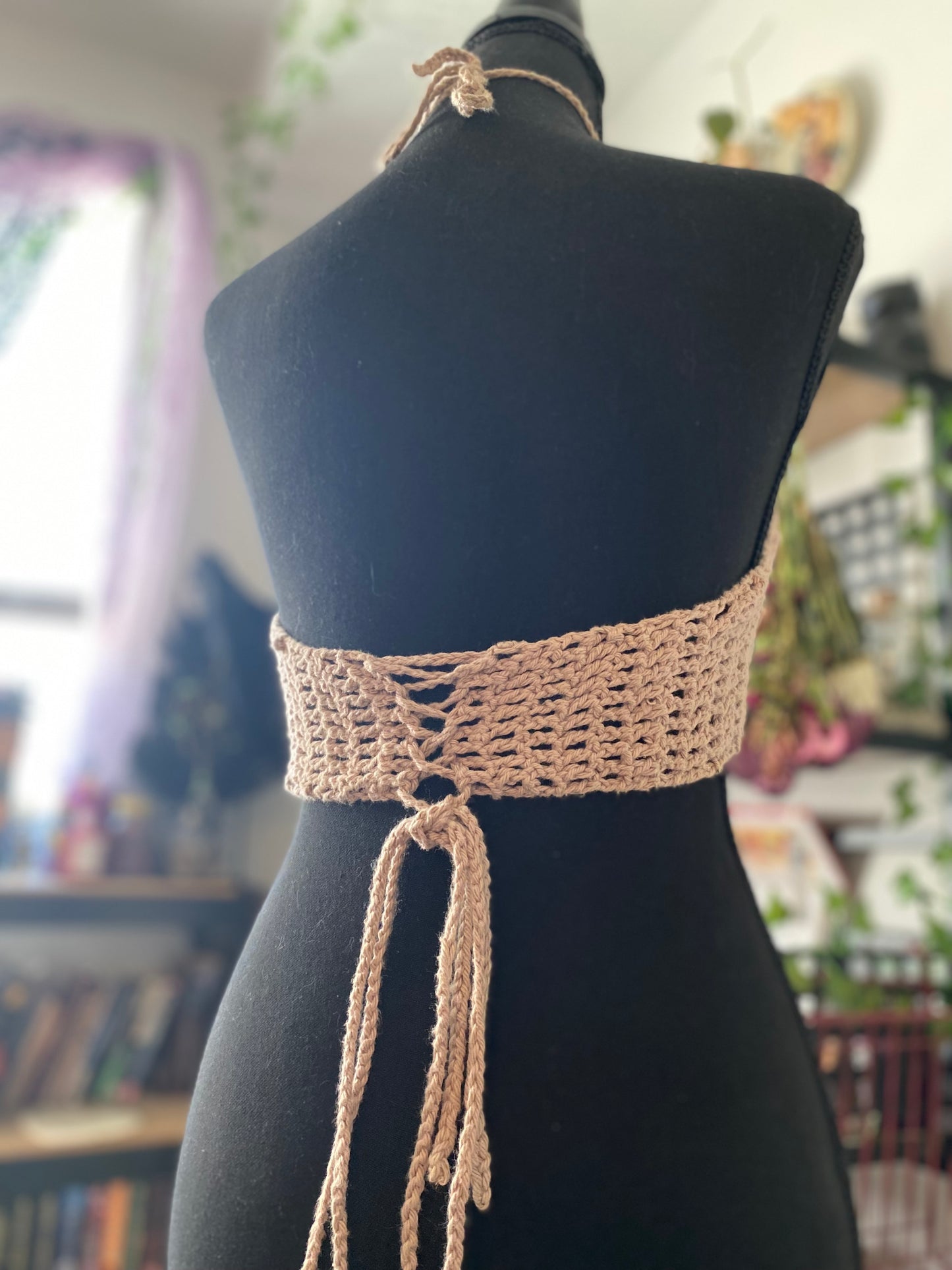 Boho Goddess Crop top - Crochet