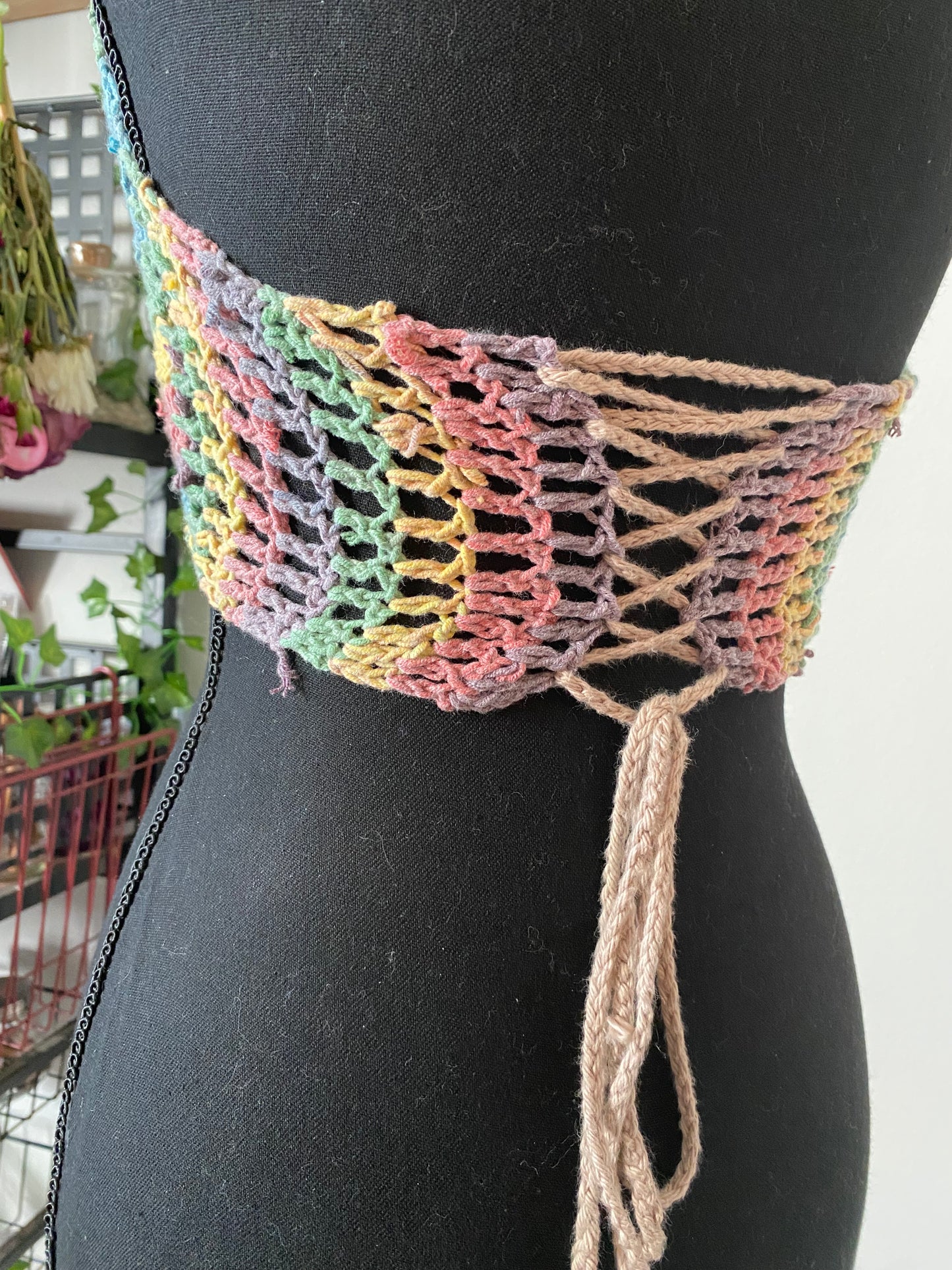 Boho Goddess Crop top - Crochet