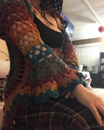 Mary Jane 420 Hooded Duster - Corchet