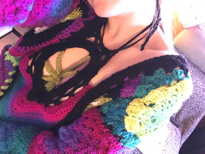 420 Crochet Halter Top - custom colors
